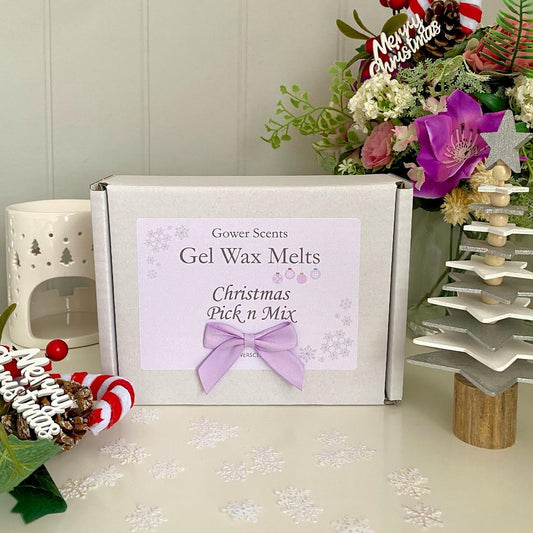 Christmas Pick n Mix - 5 Xmas Gel Wax Melts For £12
