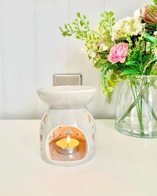 Grey Hearts Gel Warmer